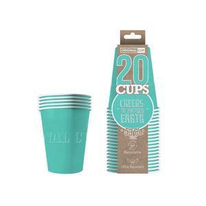 AM CUP CART 53CL TURQUOISE X20