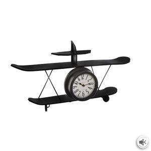 Horloge "Avion" - 64 x 33 cm - ATMOSPHERA