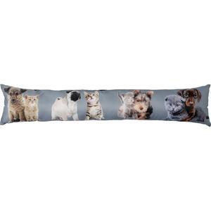 Boudin de porte imprimé "chiens et chats" - L 80 cm