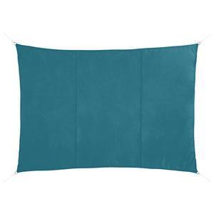 Voile d'ombrage rectangulaire Shae - 3 x 4 m - Bleu canard - HESPERIDE