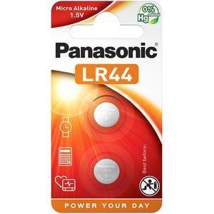 2 piles bouton LR44 - PANASONIC