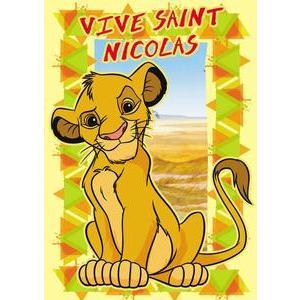 Carte Sainte Catherine et Saint Nicolas - 10 x L 15 cm - DISNEY