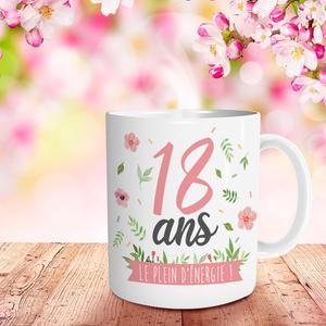 Mug Feminin 18Ans