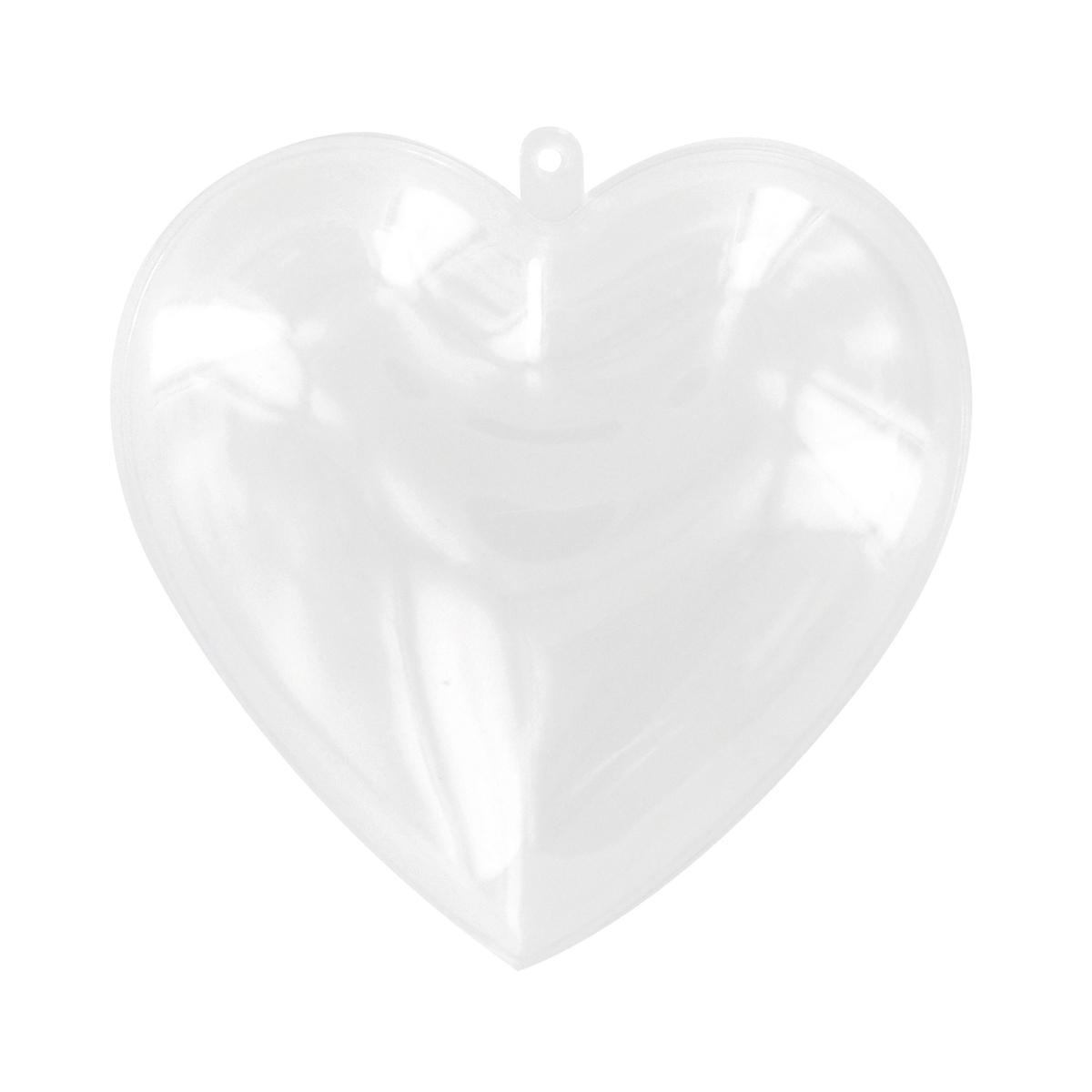 Cœur acrylique 8,5 x 8,5 cm