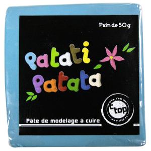 Patati Patata pâte polymère bleu clair 50 g