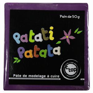 Patati Patata pâte polymère violet 50 g