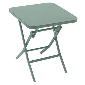 Table d'appoint carrée Greensboro - 40 x 40 cm - Vert olive - HESPERIDE