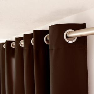 Rideau isolant thermique - 140 x 180 cm - Chocolat