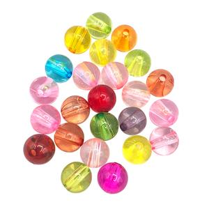 Perles acrylique translucides  1 cm x 13 g