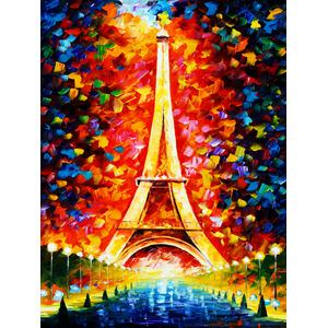 Peinture au numéro Tour Eiffel 30 x 40 cm