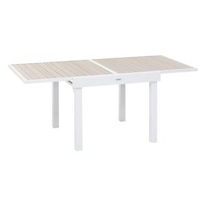 Table Piazza extensible - 90 x L 90 x H 75.5 cm - Lin - HESPERIDE